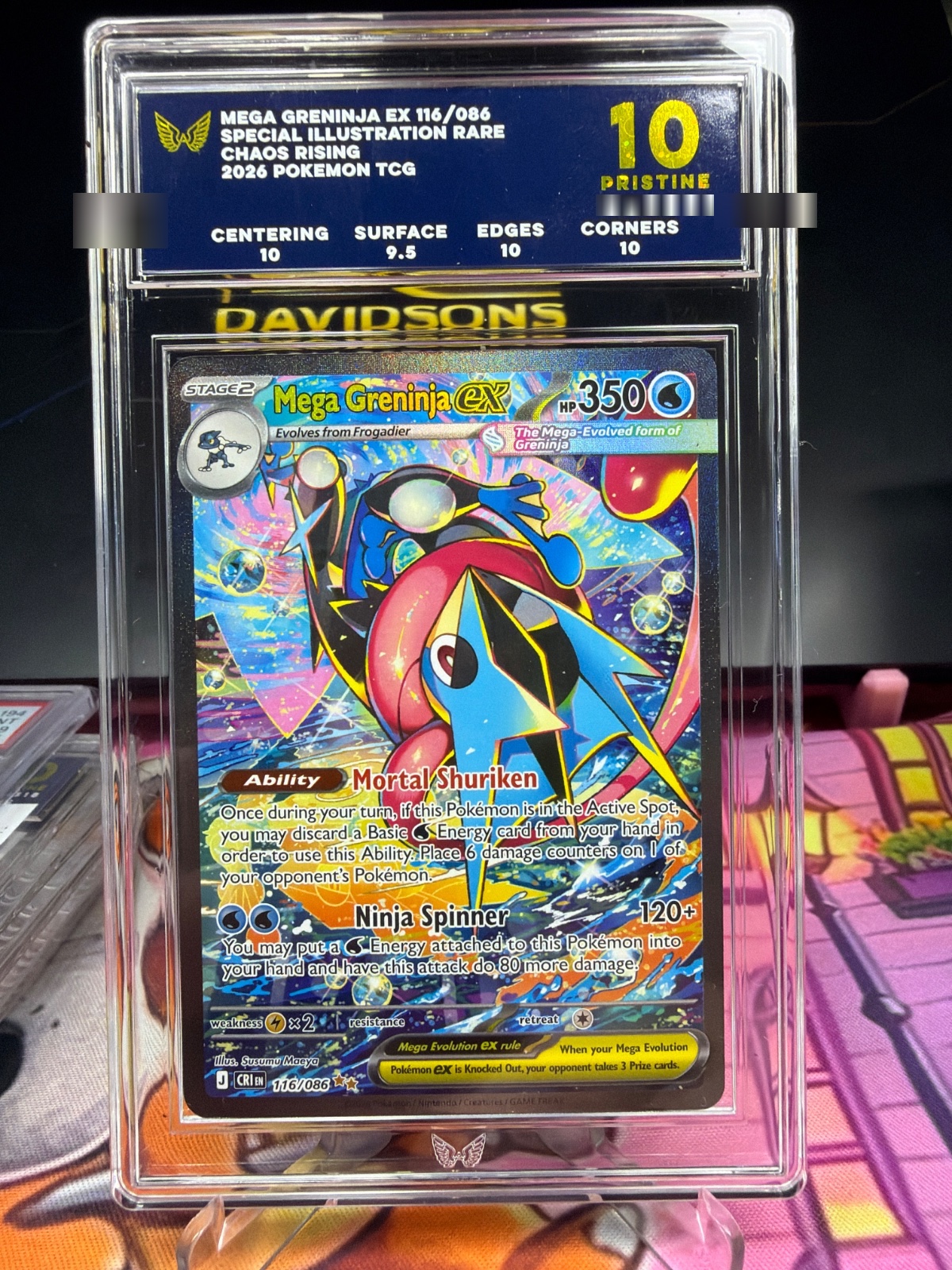 Mega Greninja ex - 116/086 (Ark 10)