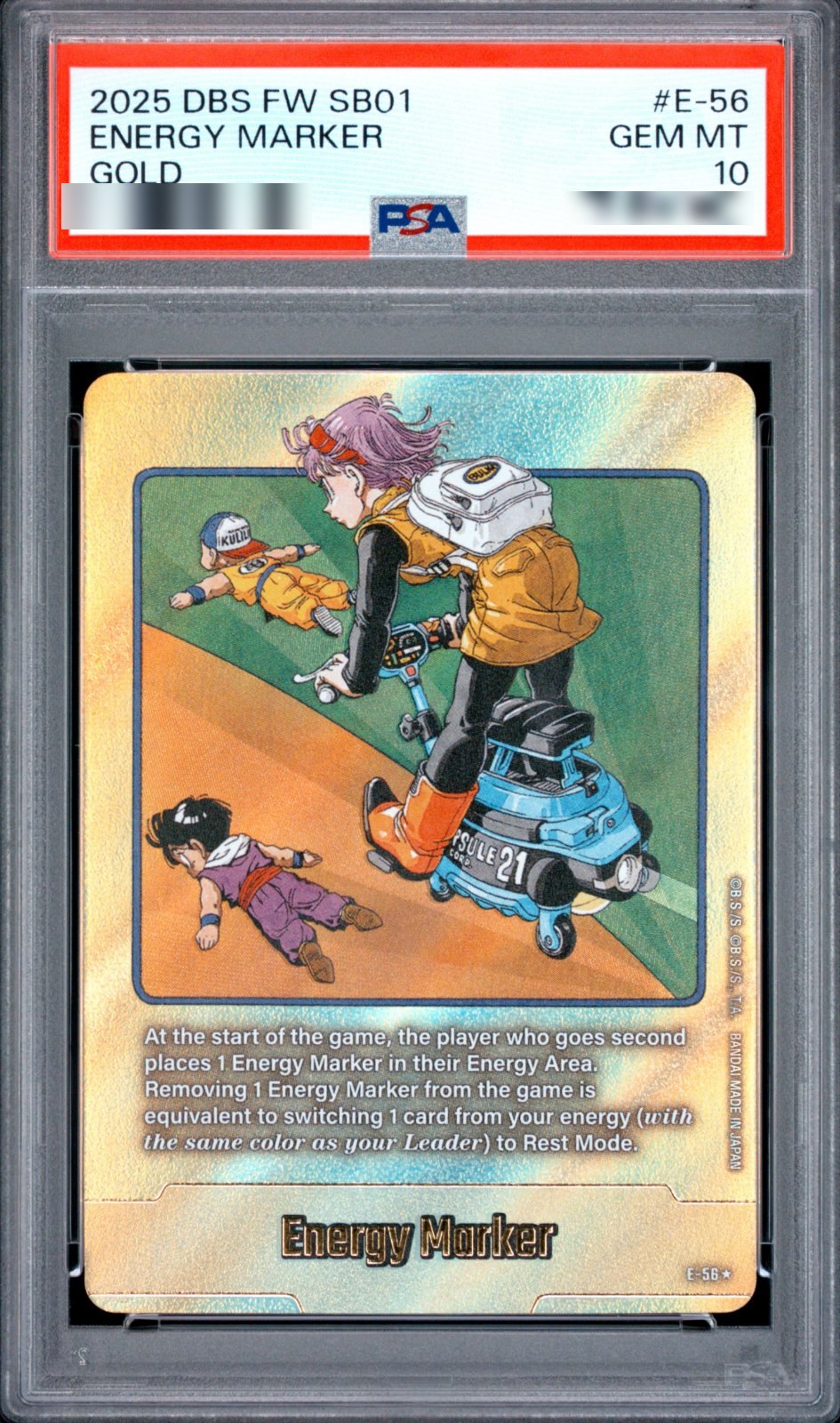 Energy Marker (E-56) (Gold) (PSA 10)